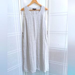 LAFAYETTE 148 gray linen dress